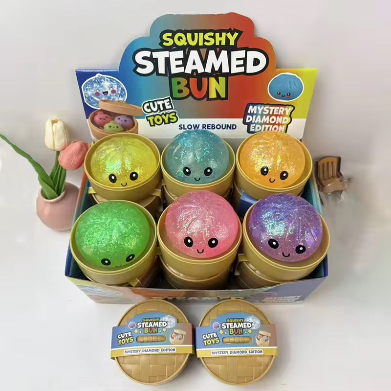 Viral Squishy Bun Rainbow Mystery Fidget Dumpling Sealed! Will You Find Galaxy?