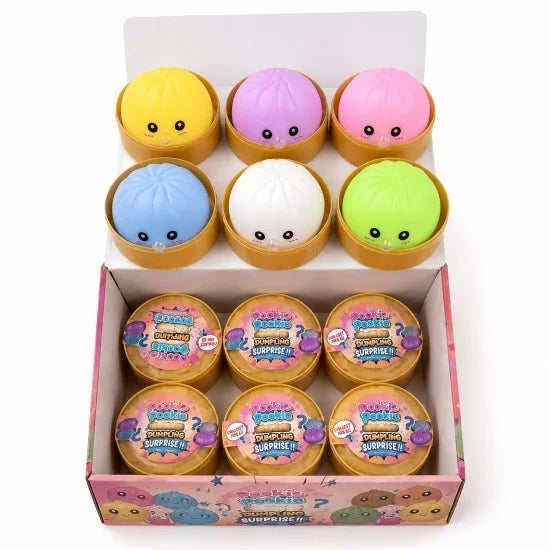 Squeezy Dumpling Stress Ball Toy Squishy Sensory Anxiety Kids Fidget New UK