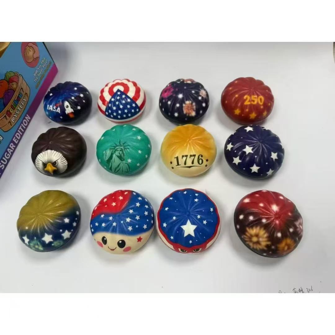 USA Themed Squishy Dumplings American Liberty