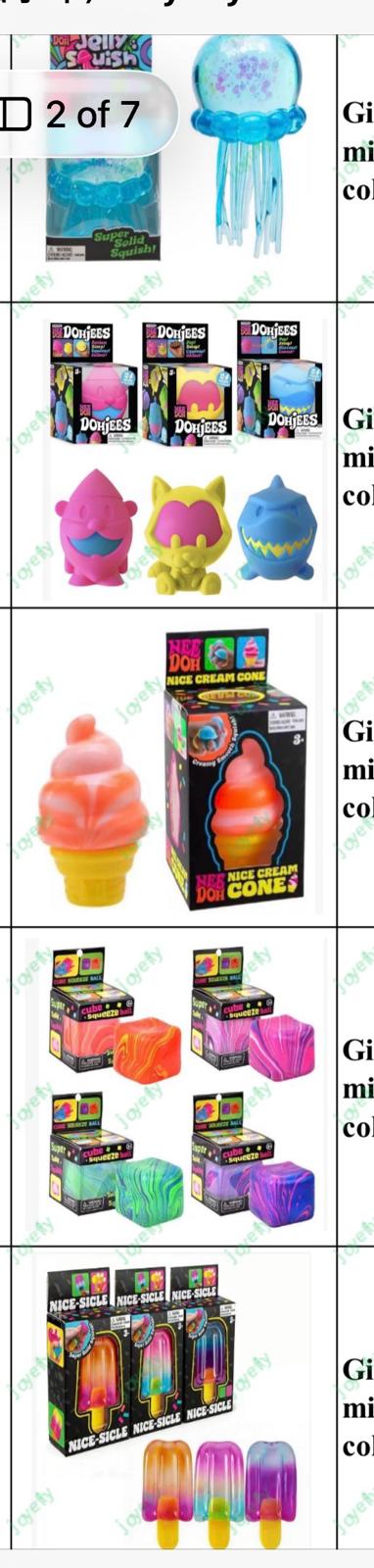 Ice Cream Squeeze Squishy Toy, Stress Relief Balls for Adults, Stable and Durable, Soft Slow-Rising Squishy for ADHD, Autism, Birthday Gifts & Classroom Rewards