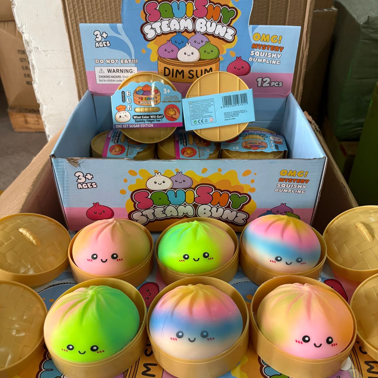 Viral Squishy Bun Rainbow Mystery Fidget Dumpling Sealed! Will You Find Galaxy?