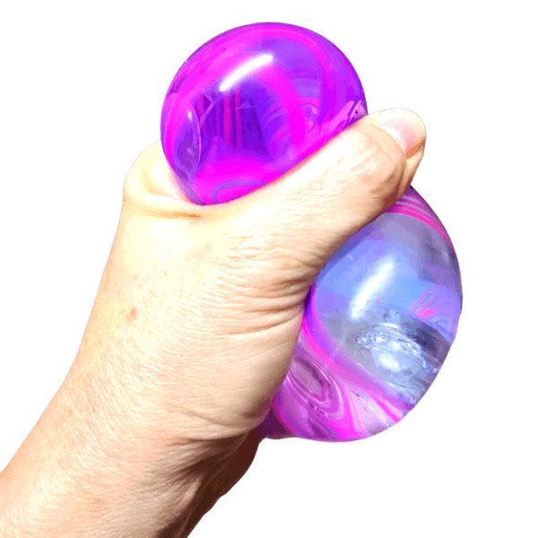 NeeDoh Nice Berg Swirl – Giant Marbled Fidget Cube, Squishy Toy Cubes for Kids